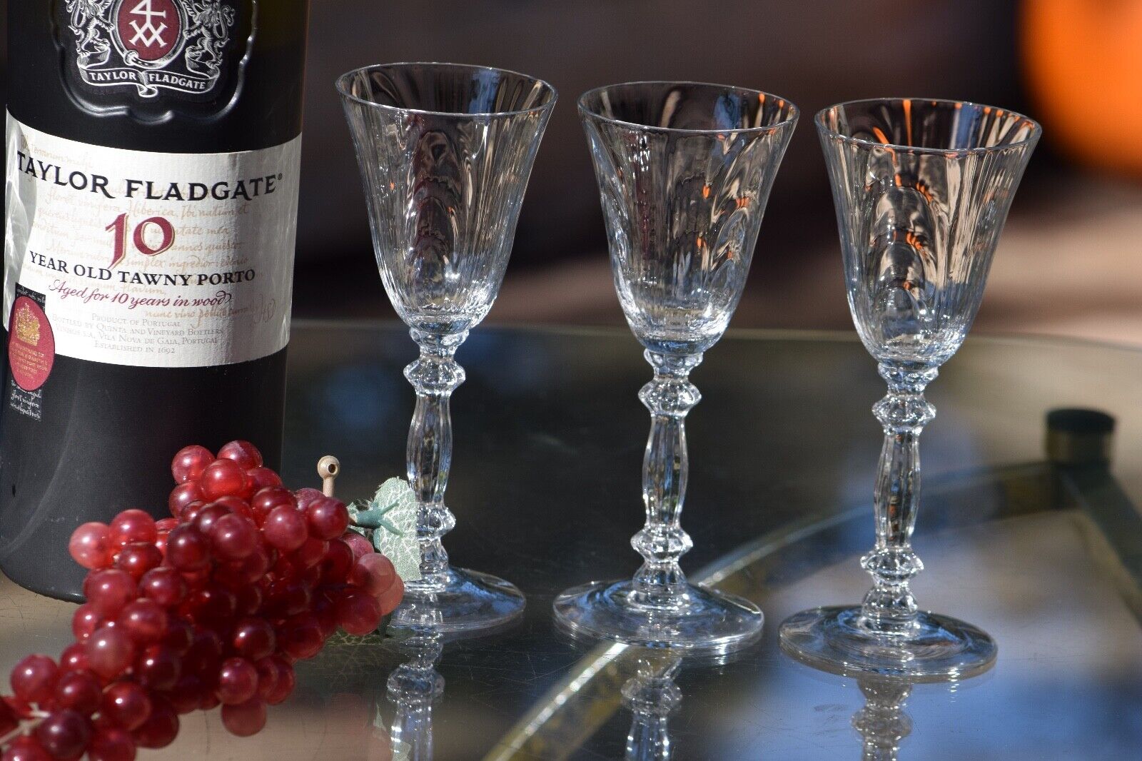 5 Vintage Wine - Liqueur Glasses, Cambridge, c 1940's, After Dinner Drink 2 oz