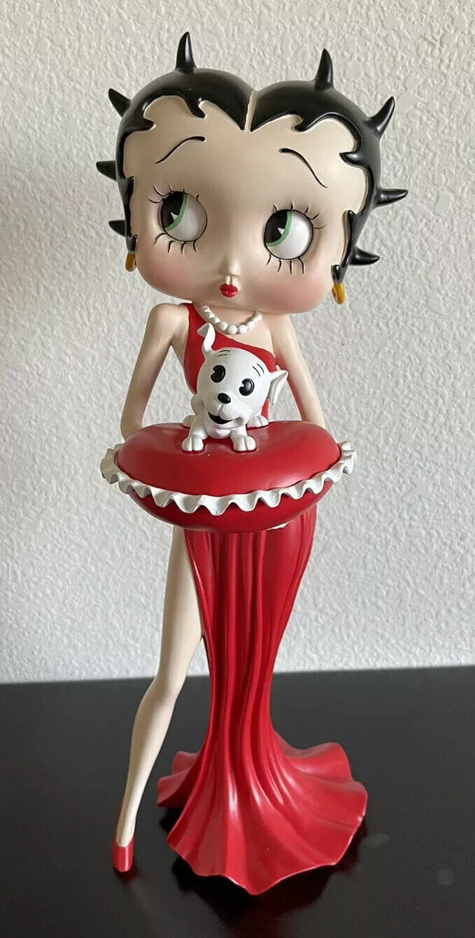 Betty Boop Pillow Box Special Edition 2002 With Pudgy NIB Beautiful And Flawless