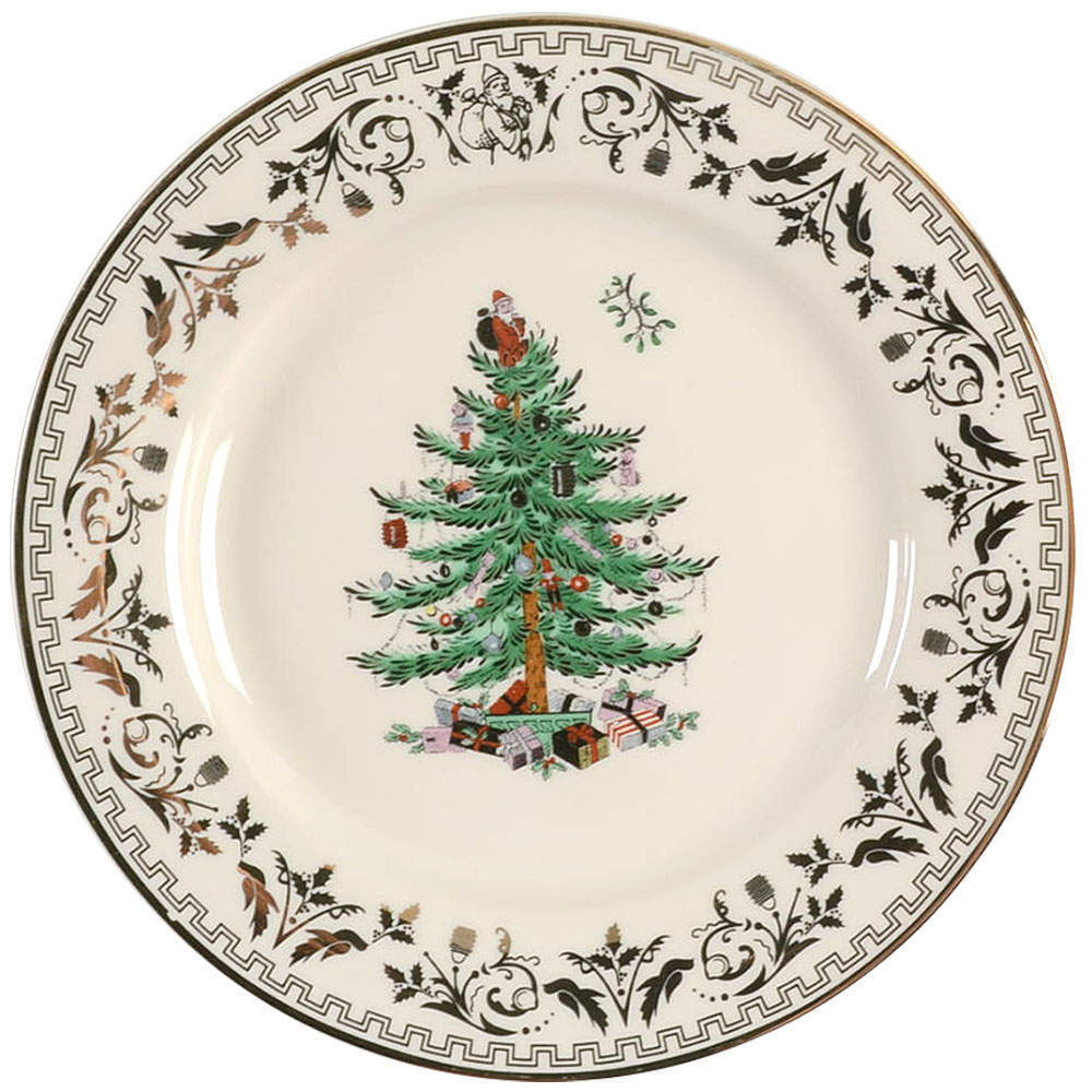 Spode Christmas Tree Gold Collection Salad Plate 10101823