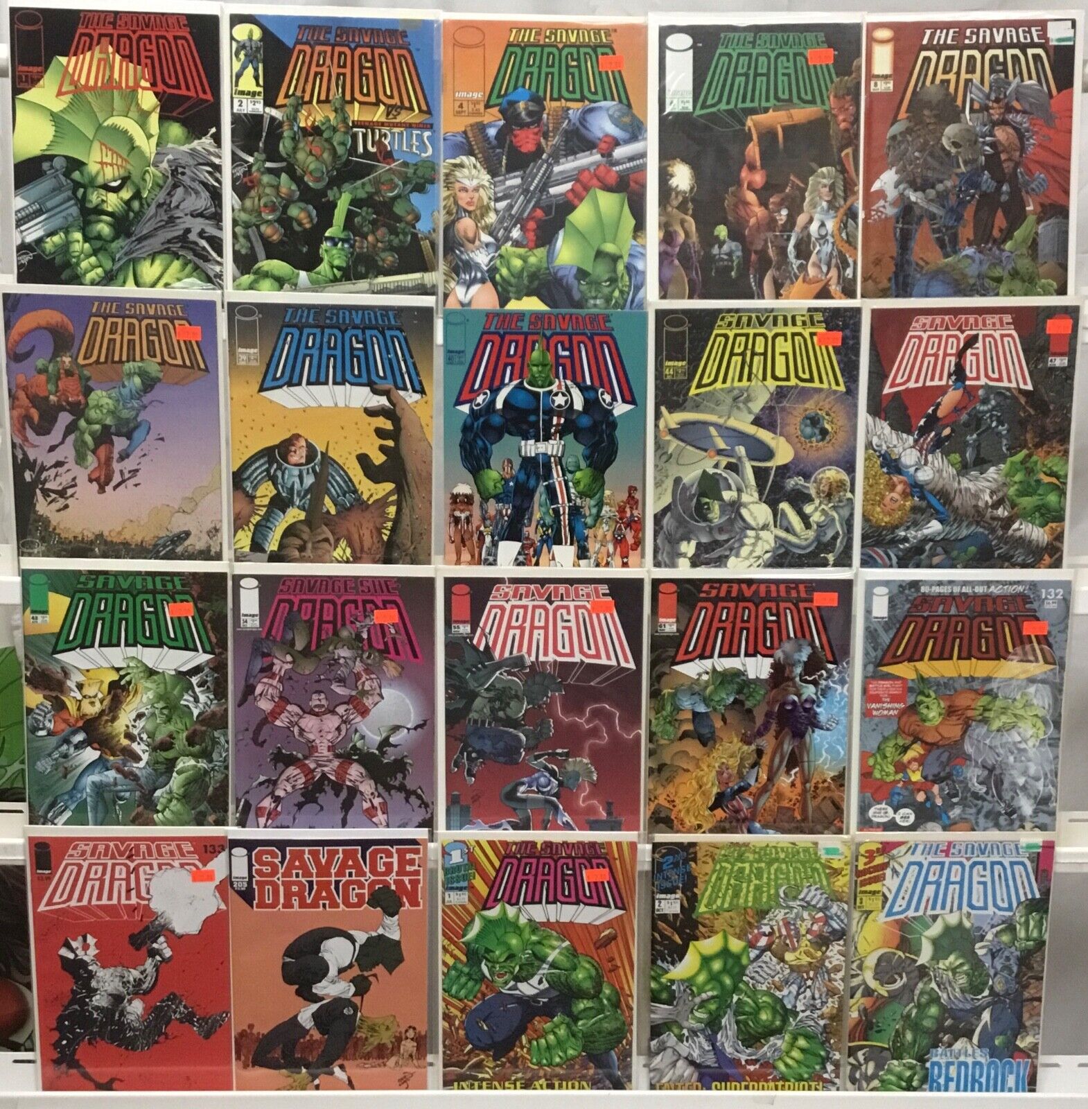 Marvel Comics - Savage Dragon - Comic Book Lot of 20 Issues