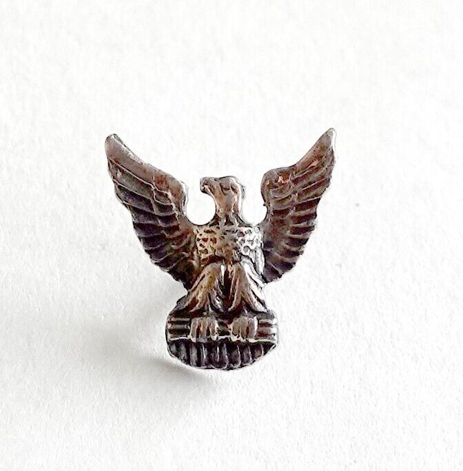 BSA Eagle Award Vintage Lapel Pin Boy Scouts of America USA Silver Tone Mom Tiny