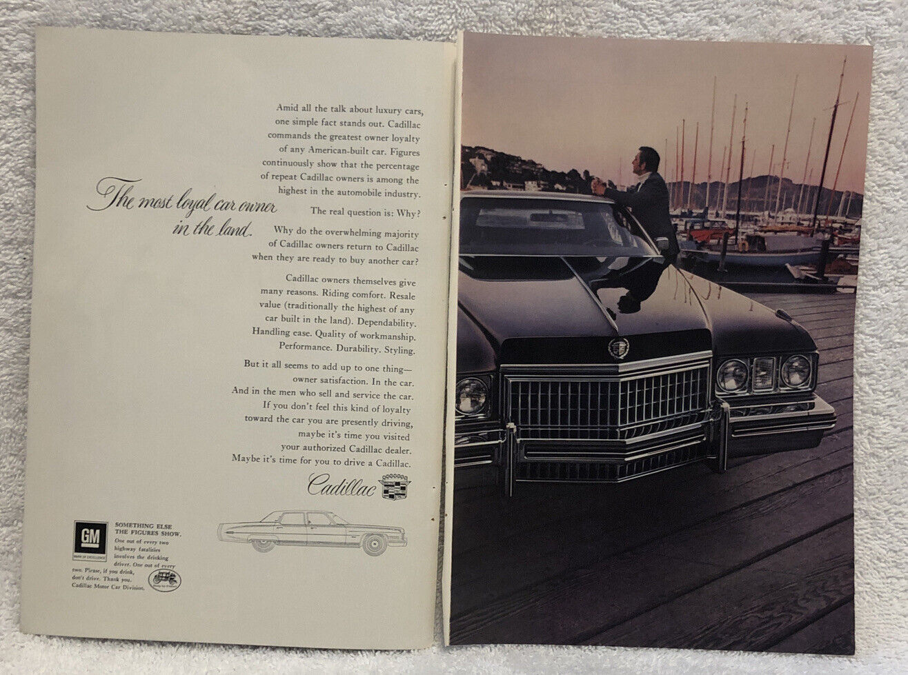 Vintage 1972 Cadillac Original Print Ad - Most Loyal Car Owner In The Land