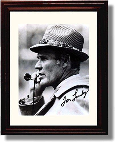 Unframed Tom Landry - Dallas Cowboys Autograph Promo Print