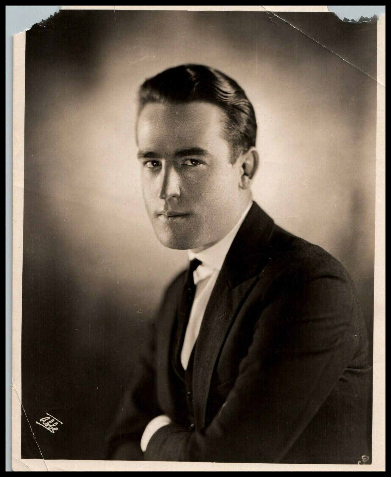 HAROLD LLOYD HANDSOME EARLY HOLLYWOOD PORTRAIT by ABBE 1924 ORIGINAL PHOTO 516