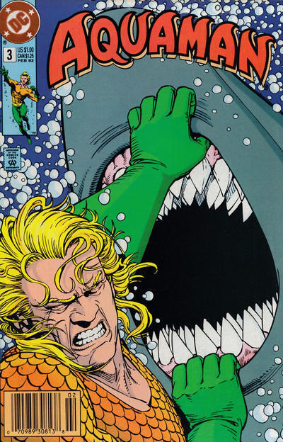 Aquaman (4th Series) #3 (Newsstand) FN; DC | Kevin Maguire Shark Cover - we comb