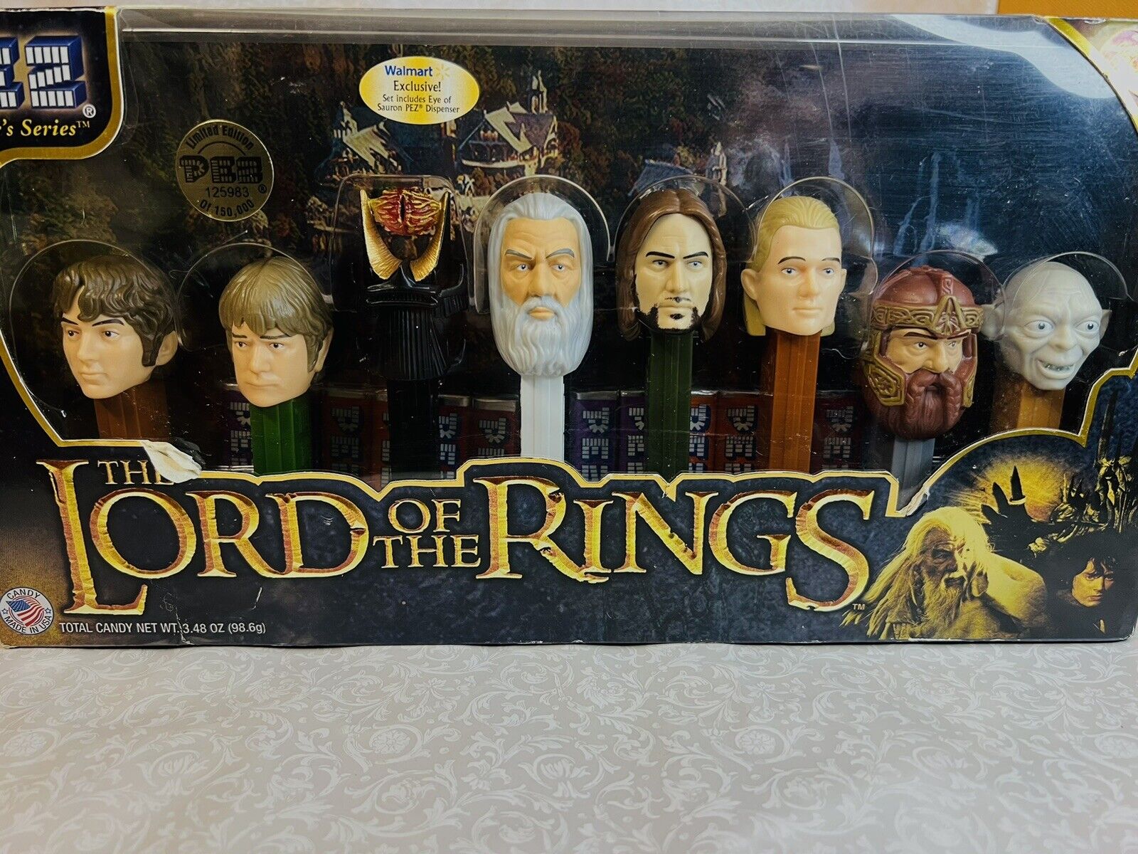 PEZ Lord of the Rings with Eye of Sauron Limited Edition Collector\'s Series