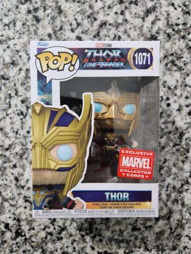 Funko Pop 1071 Thor Love and Thunder Marvel Collector Corps Exclusive New
