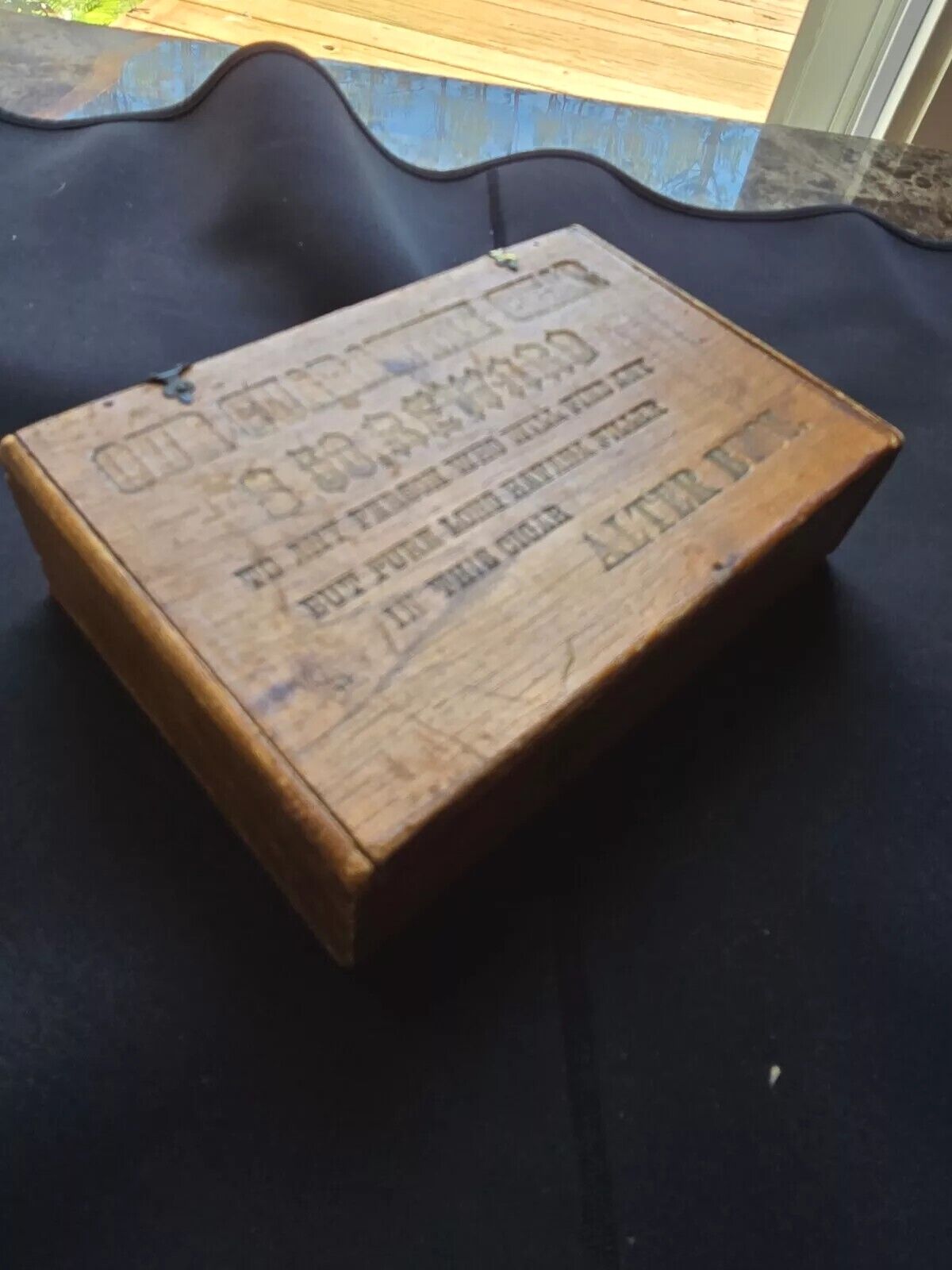 Vintage Alter Bros  Cigar Box.  Handmade**** Rare**** Only One  $50,000 