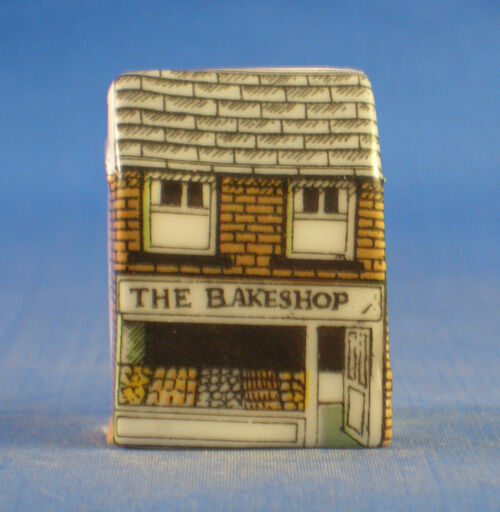 Birchcroft Miniature House Shaped Thimble -- Bakeshop