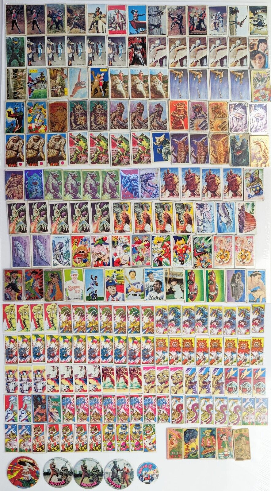 Over 200 Japanese menko cards Showa retro 1960s  from Japan FedEx