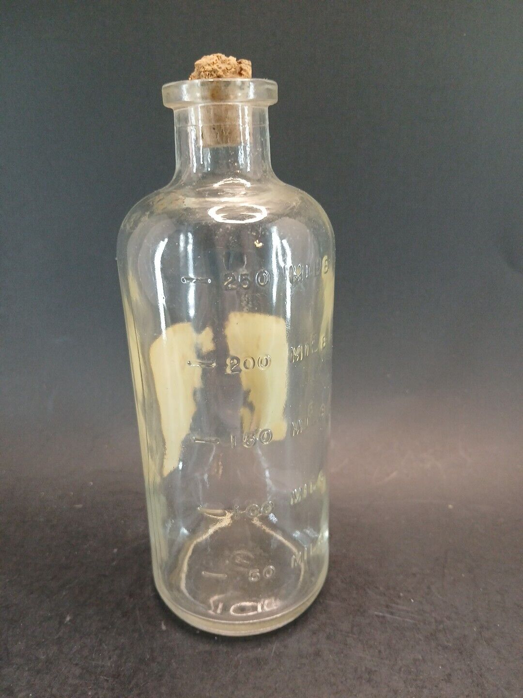 250 Ml Apothecary Bottle Vintage  BB3
