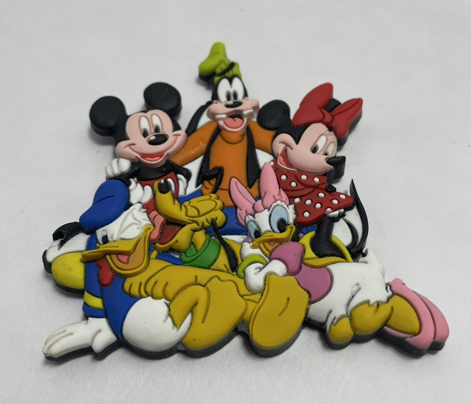 Vintage Disney World Magnet - Donald, Goofy, Mickey, Minnie, Pluto, Daisy