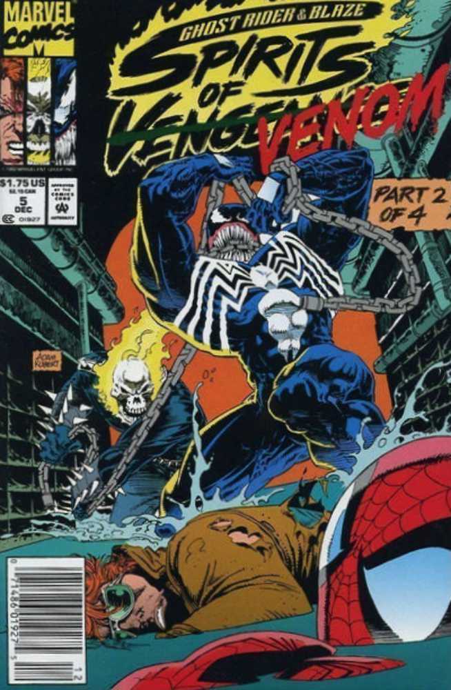 Ghost Rider / Blaze: Spirit Vengeance #5 Newsstand (1992-1994) Marvel Comics