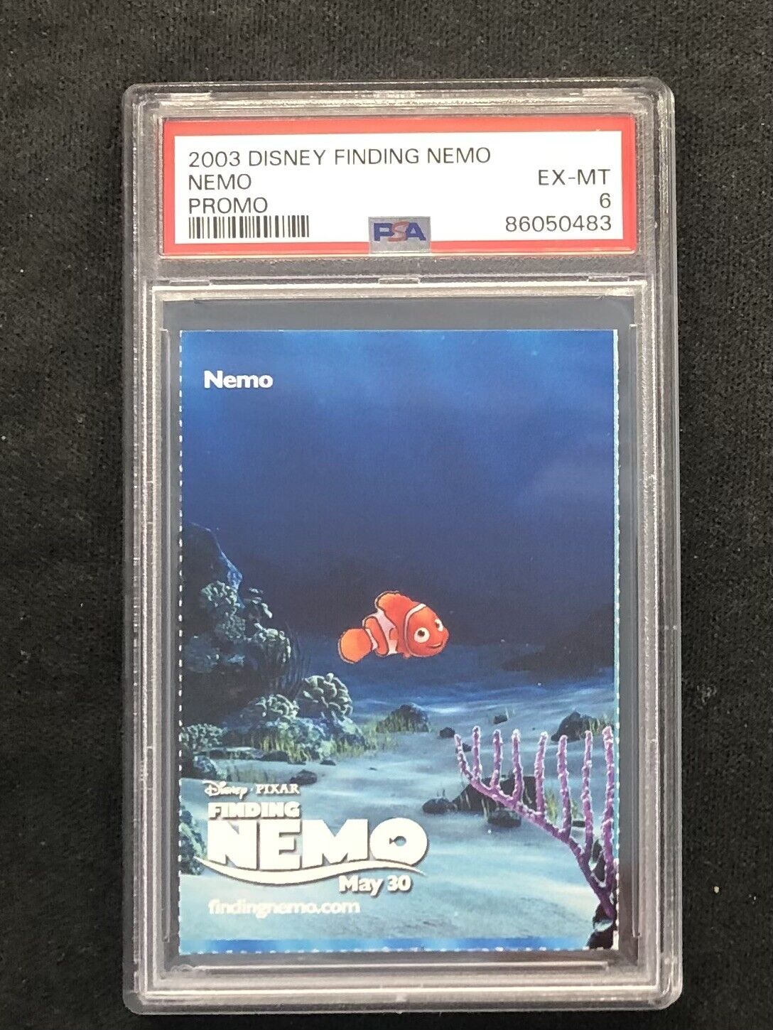 PSA 6 NEMO 2003 Disney Finding Nemo Promo Card SECOND HIGHEST EVER GRADED