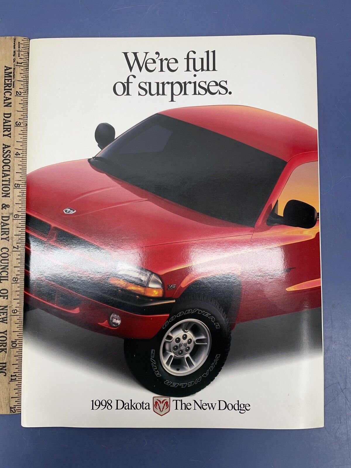 Vintage NOS 1998 Dakota Sport PickUp The New Dodge Dealership Brochure 26 Pgs