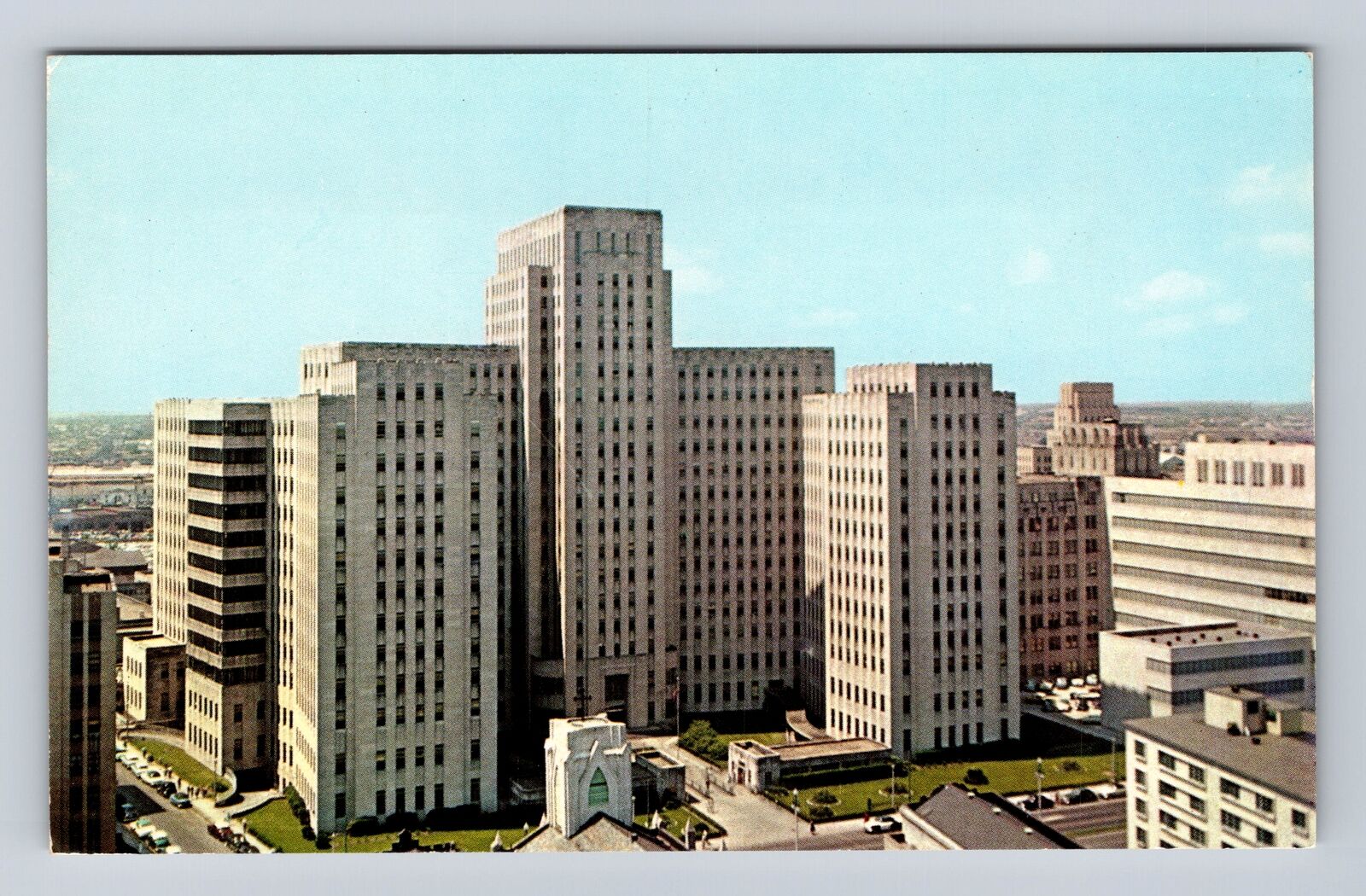 New Orleans LA-Louisiana, New Orleans Charity Hospital Souvenir Vintage Postcard