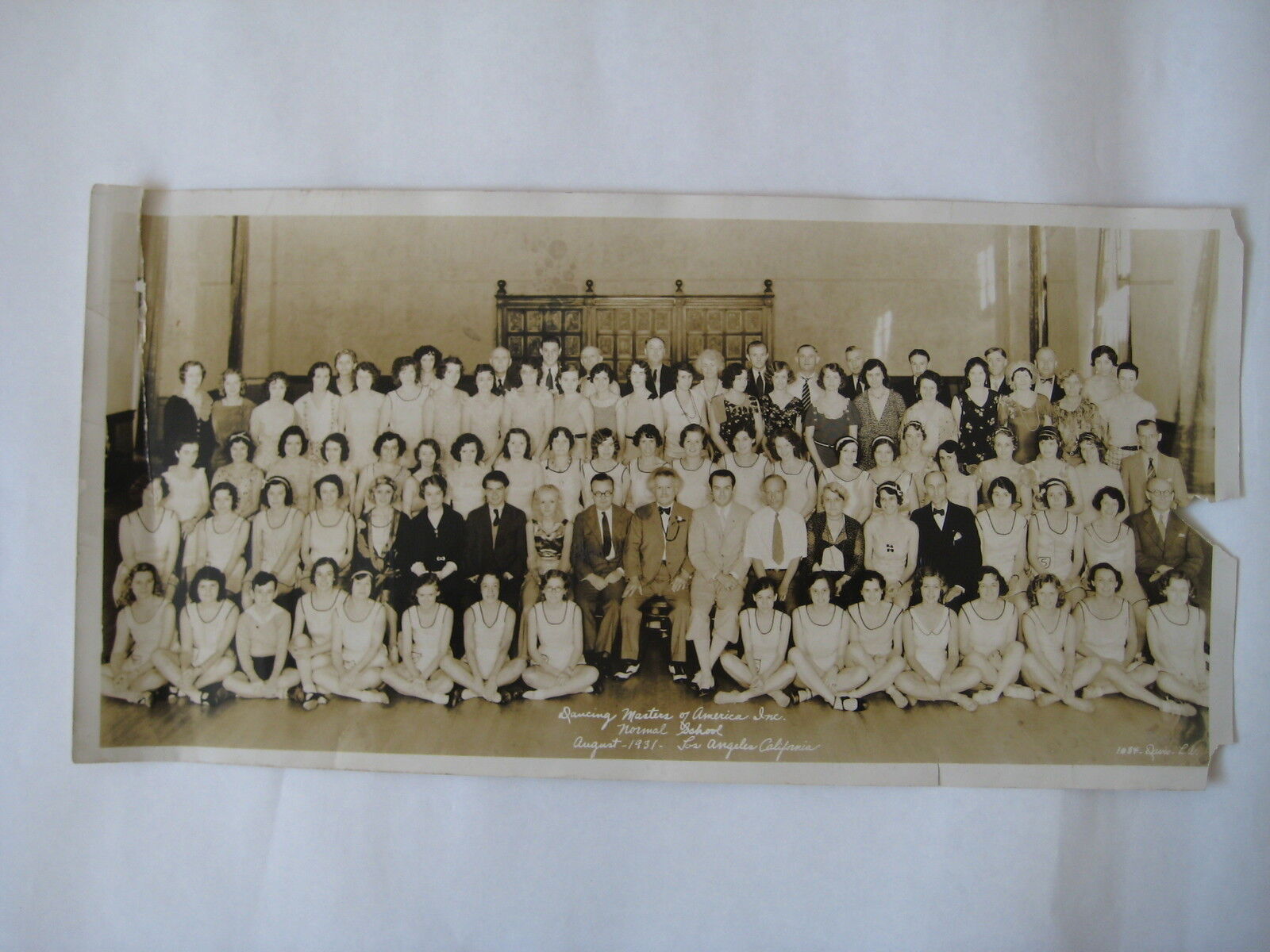 1931 Dancing Masters of America Normal School PHOTO Los Angeles LA CA vtg dance