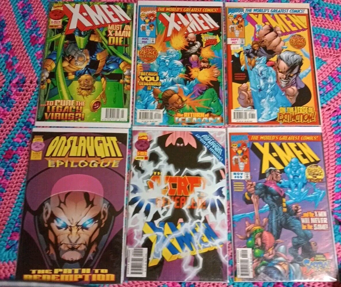 X-Men #66 & 5 More 1996- 1997 Marvel Comics