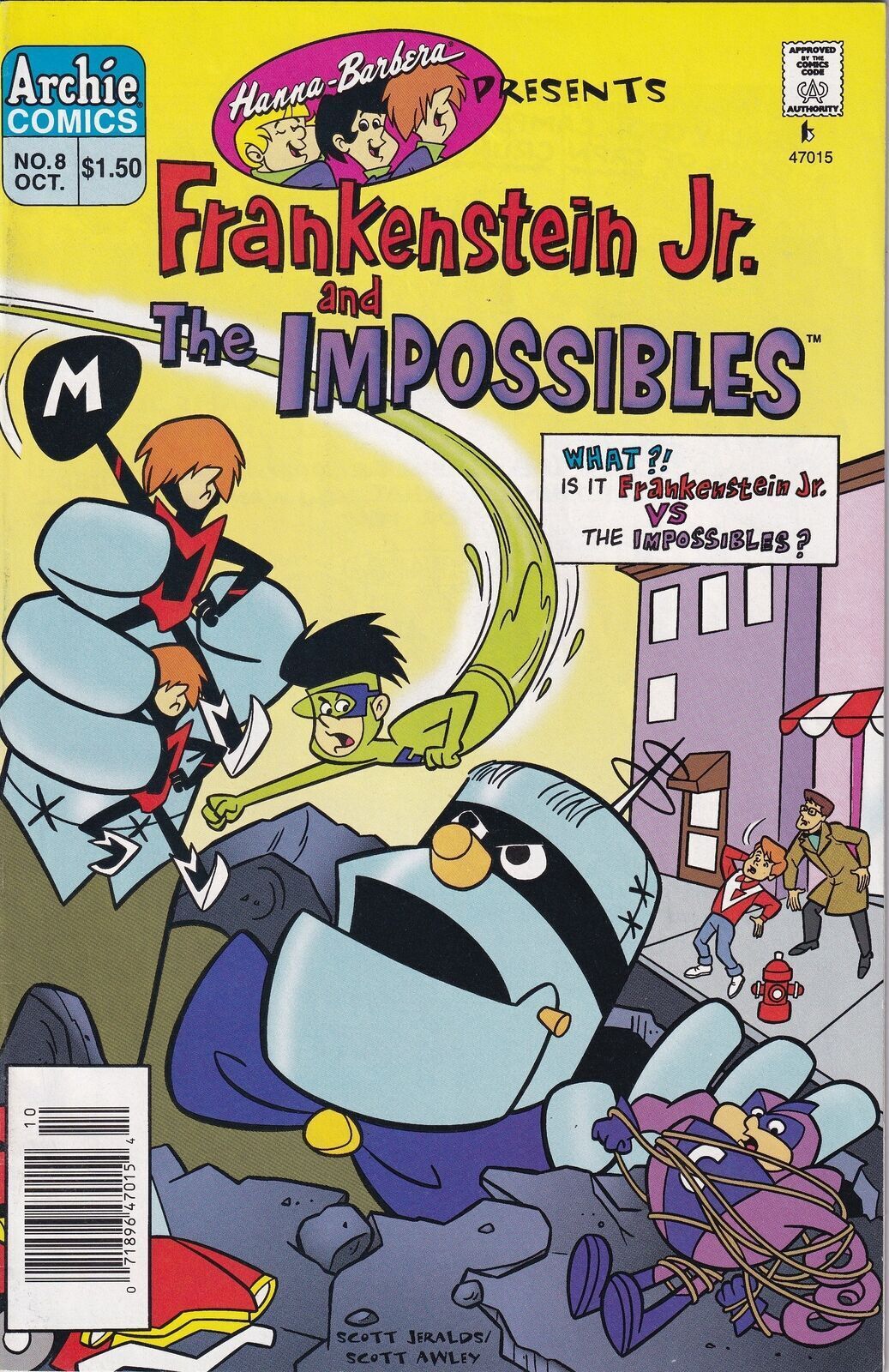 Hanna-Barbera Presents #8 (Newsstand) FN; Archie | Frankenstein Jr. Impossibles