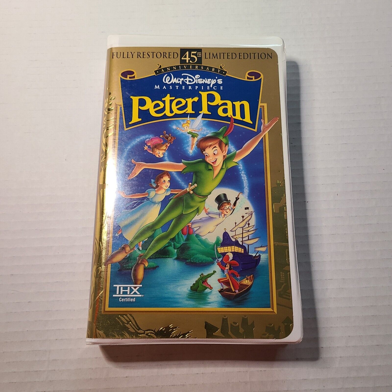 Disney\'s Peter Pan (1953) Limited Edition 45th Anniversary Masterpiece VHS
