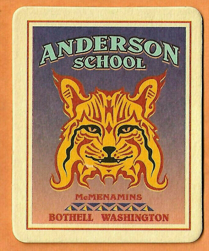  McMenamin\'s Anderson School / Roastery   Beer Coaster Portland OR