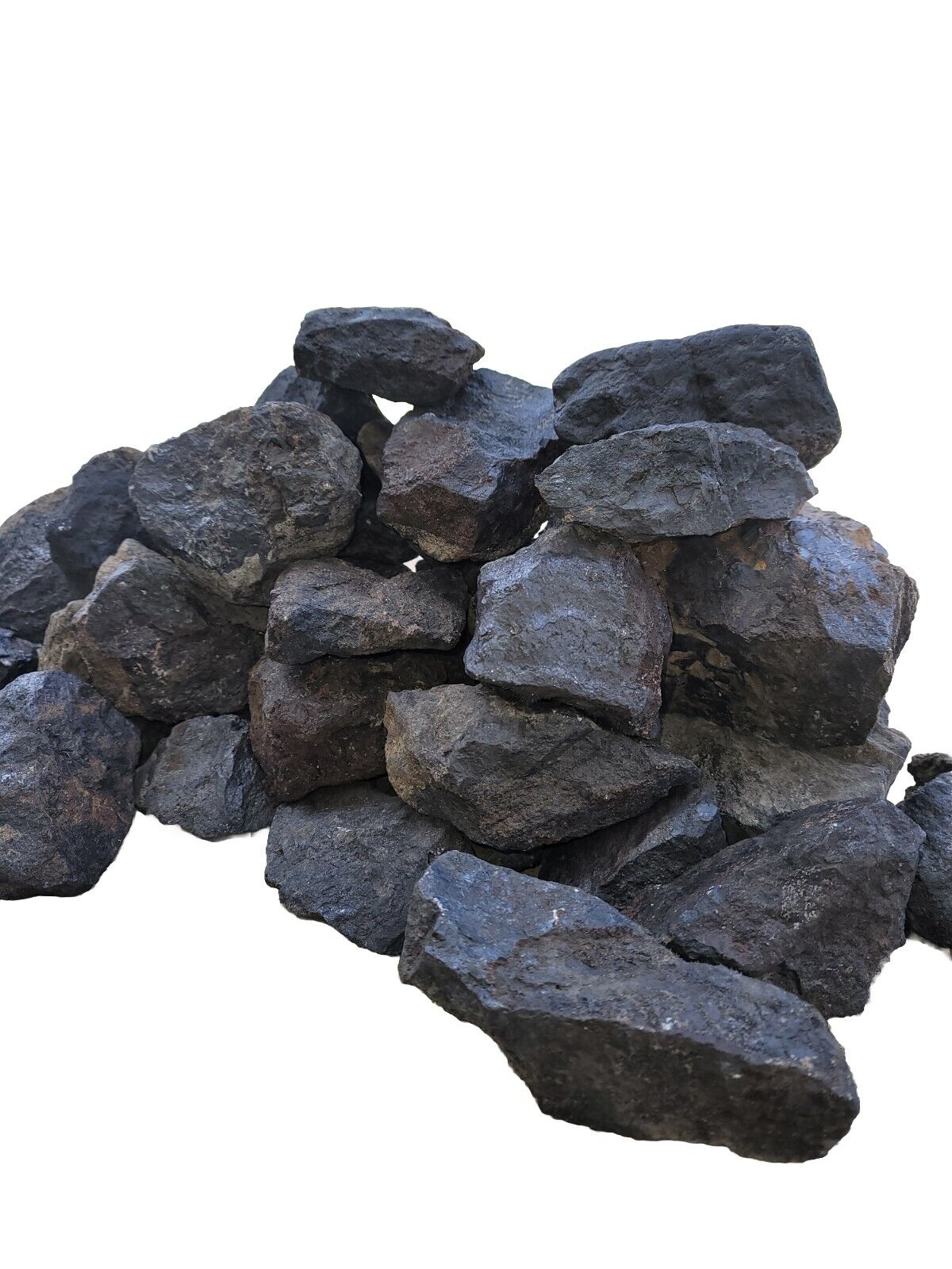 Dark Iron Ore Magnetite Utah Iron Mountain Iron Ore Rocks 7-10lb Health Benefits