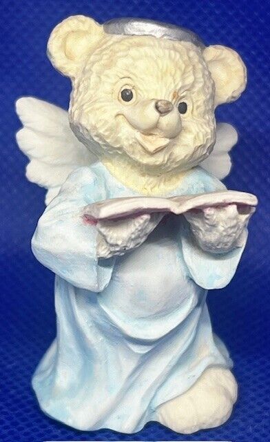 Vintage Teddy Angel Bear Figurine