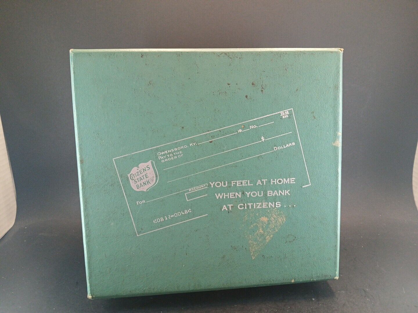 Citizens Bank Receipt Box Vintage
