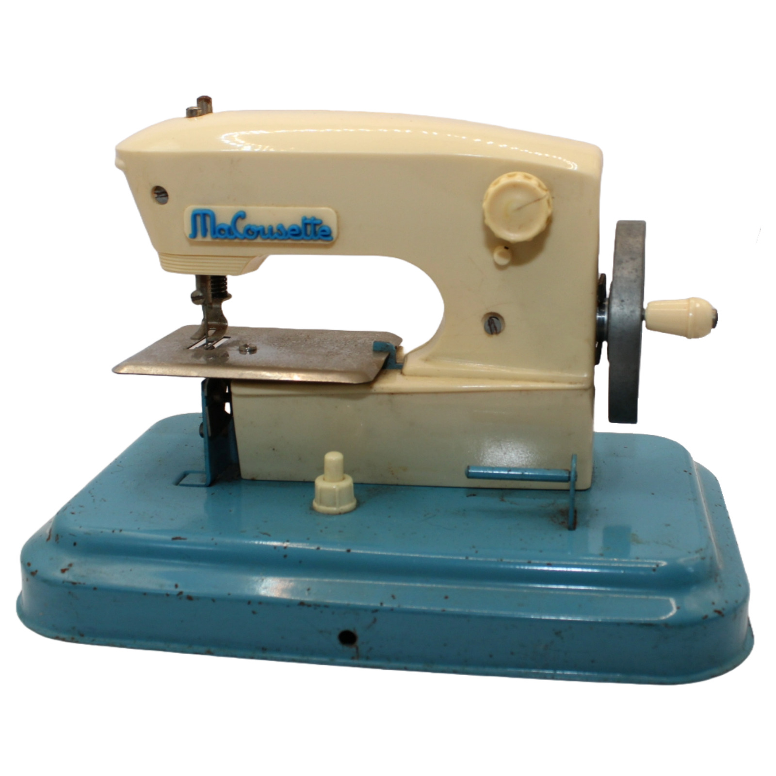 Rare Vintage MaCousette Child\'s Sewing Machine from 1940/50 - Original Box - Mad