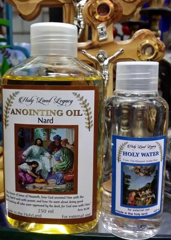 Nard Anointing Oil Jerusalem Nardo Holy Oil 250ml 8.45oz, Holy Land ,Holy Water
