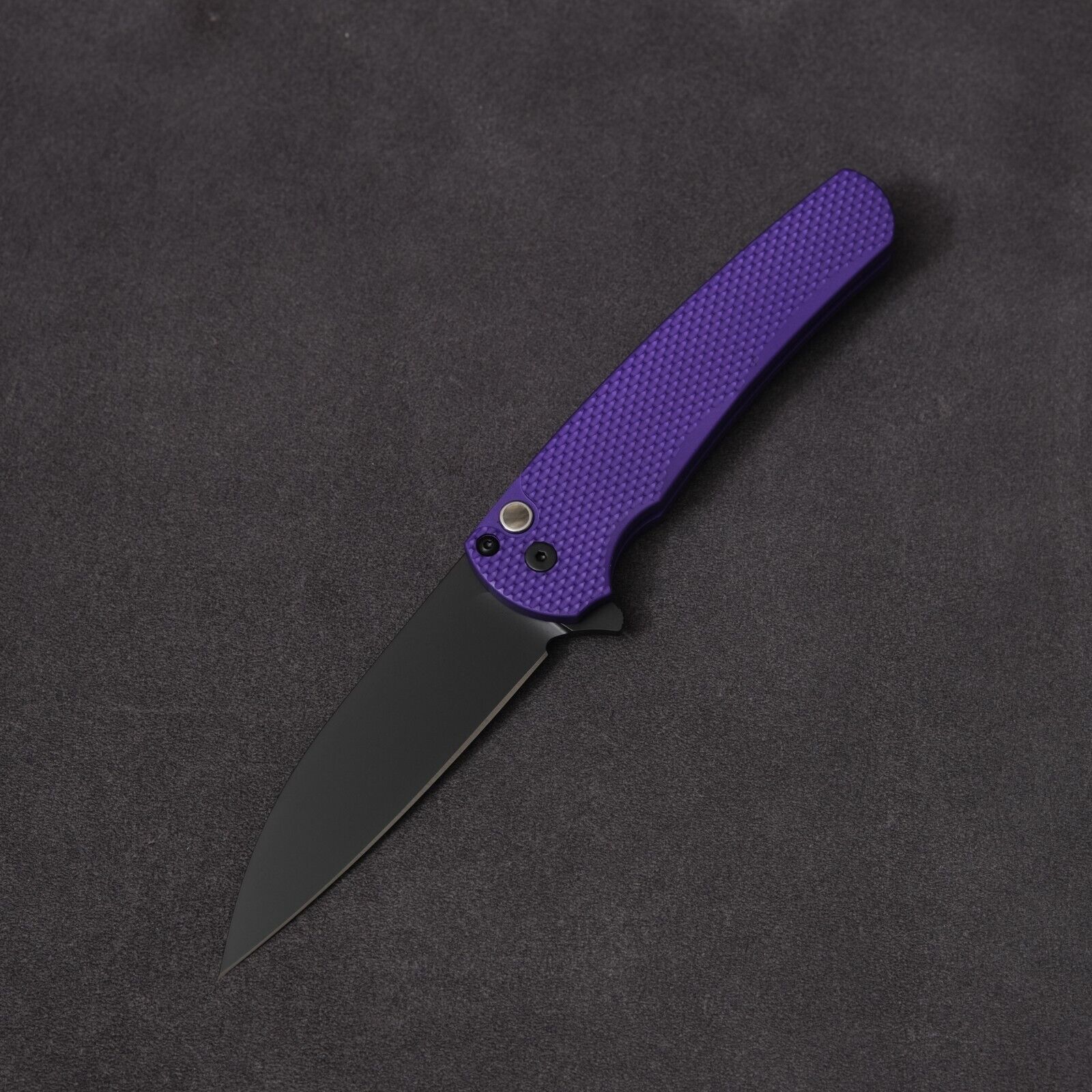 ProTech Malibu Blade Show West 2023 - Textured Purple / Black DLC / MagnaCut