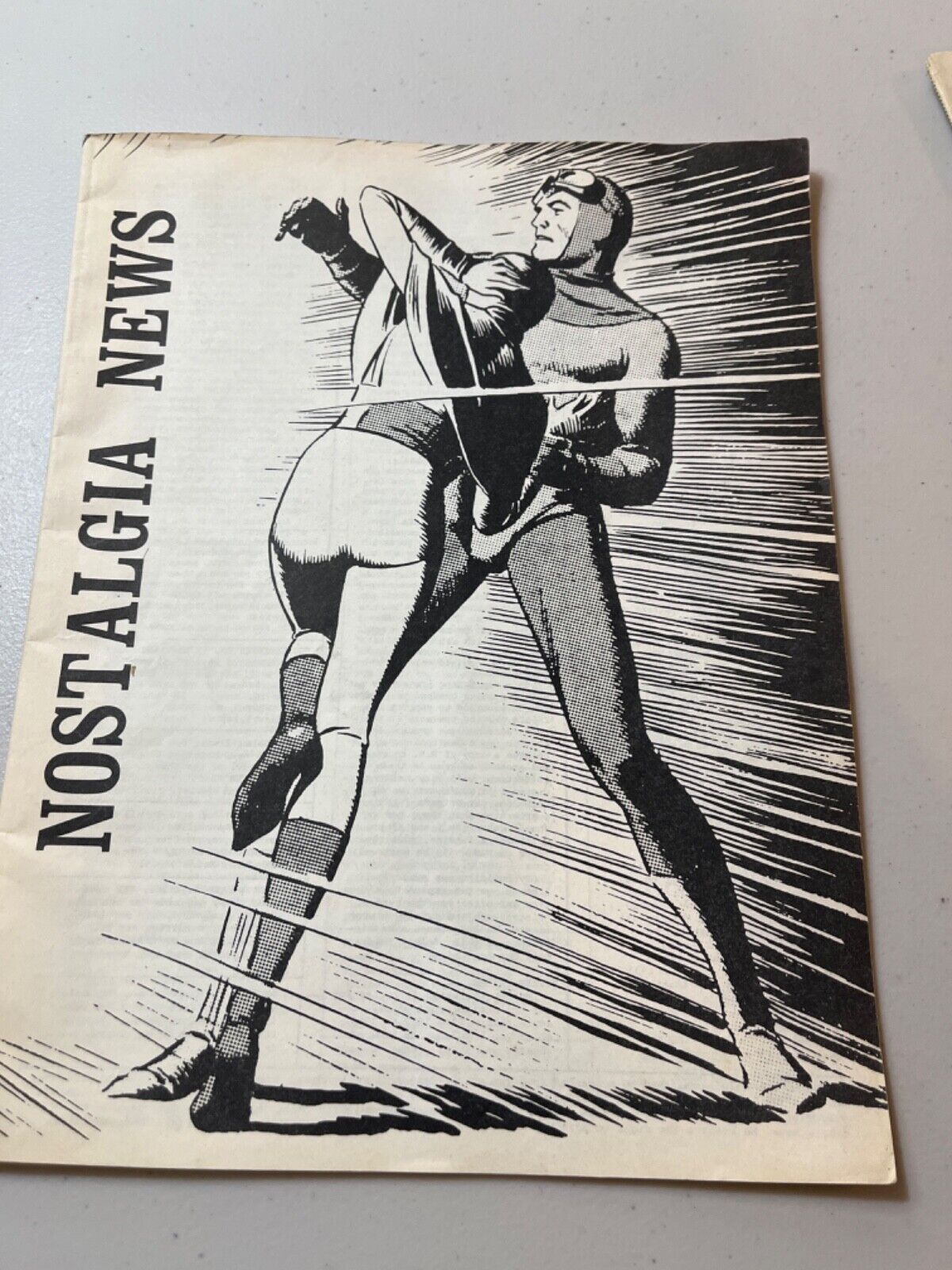 NOSTALGIA NEWS #20 vintage Larry Herndon comic & film fanzine