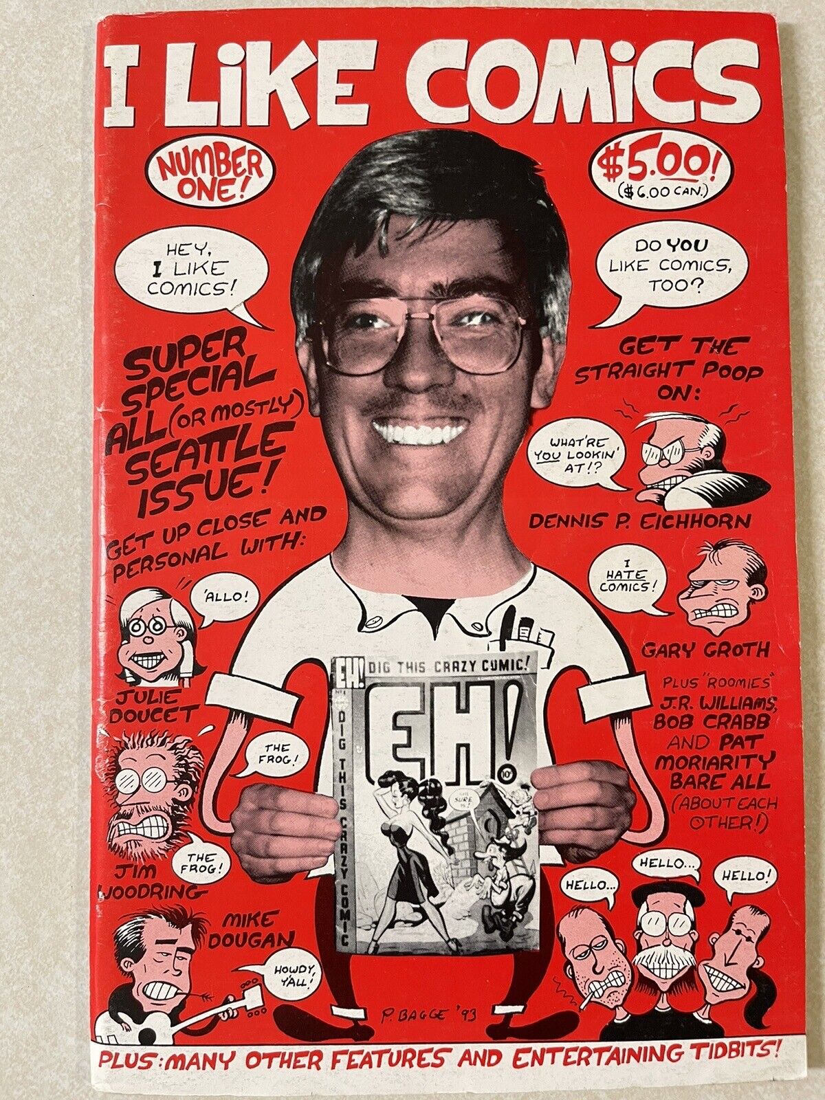 I Like Comics #1 Fanzine Peter Bagge Gary Groth