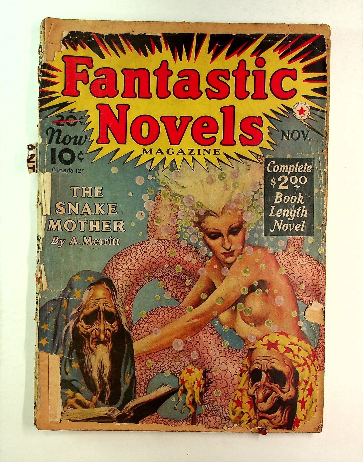Fantastic Novels Pulp Nov 1940 Vol. 1 #3 PR Low Grade