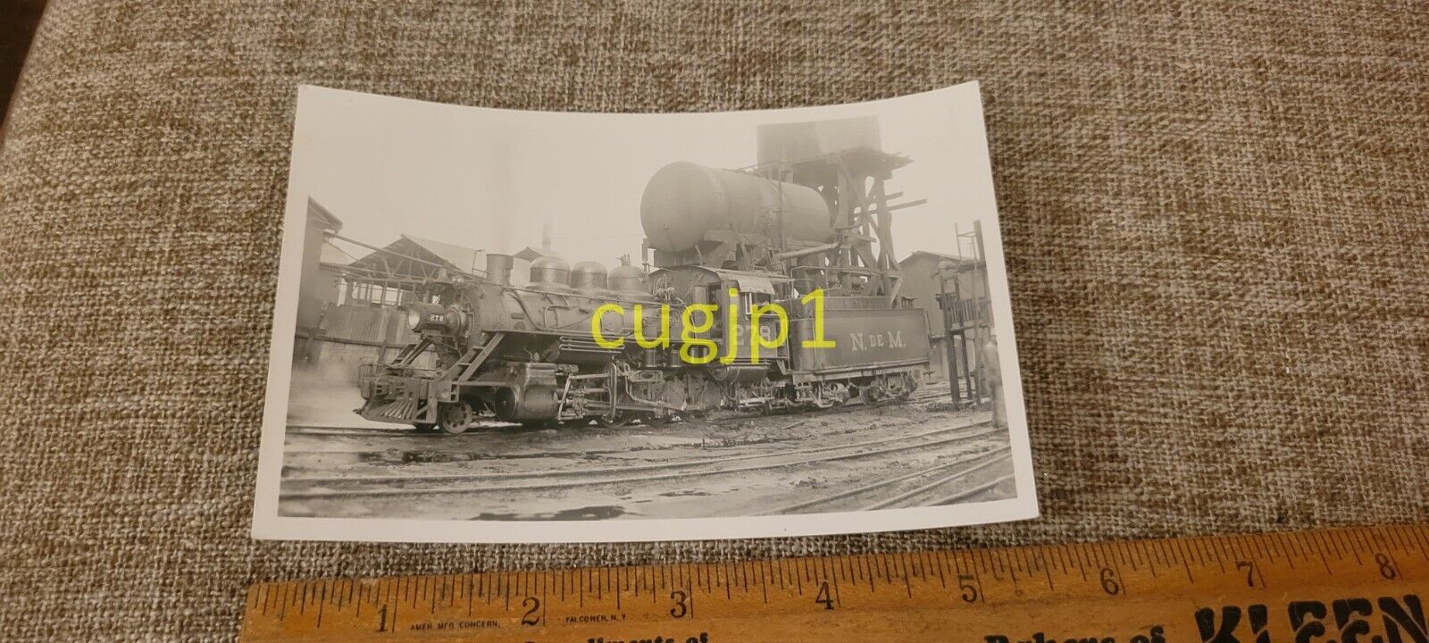 R50 Train Photograph Locomotive Engine RPPC N DE M 278 PHOTO POST CARD DDDDD