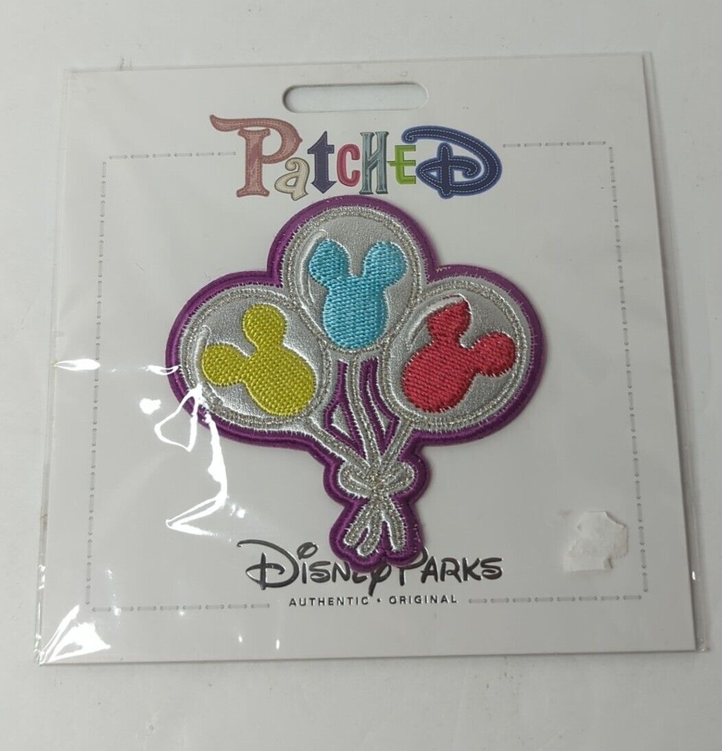 Disney Parks Icon Mickey Balloons Patch NEW