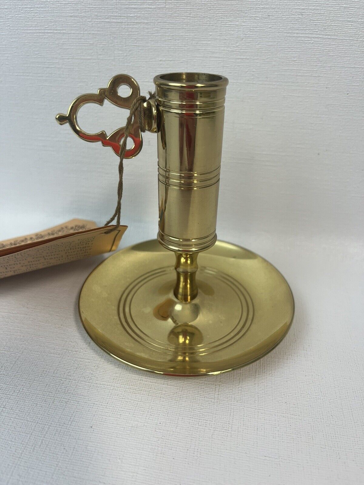 Vintage Baldwin Brass Chamberstick Candle Holder James River Collection