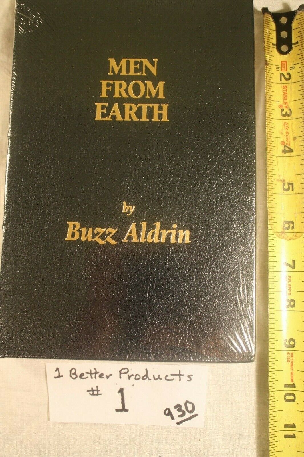 Buzz Aldrin  ASTRONAUT Signed LE Leather Book - Men From Earth - Sealed   #930