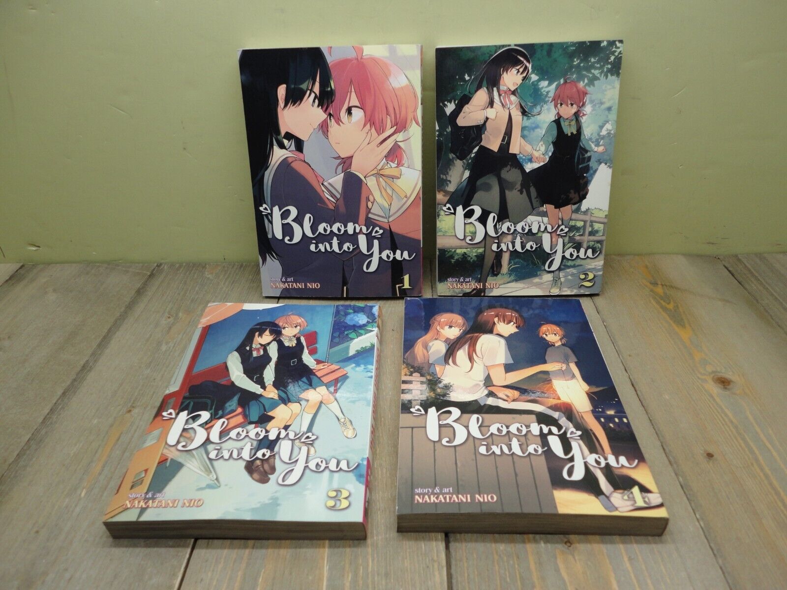Bloom Into You Manga Volumes 1 2 3 4 Lot English Seven Seas Nio Nakatani Shonen