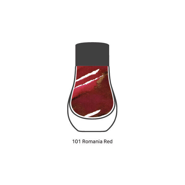 Dominant Industry Standard Series Bottled Ink in Romania Red - 25mL - NEW