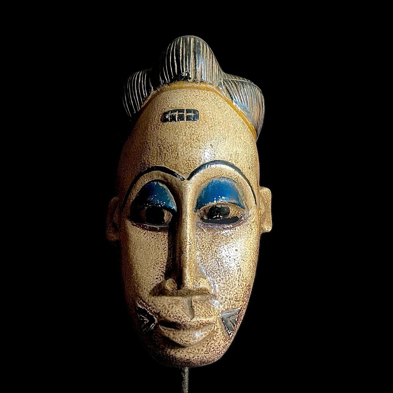 African Tribal Face masks Wood Hand Carved Guro masks Côte d\'Ivoire-9496