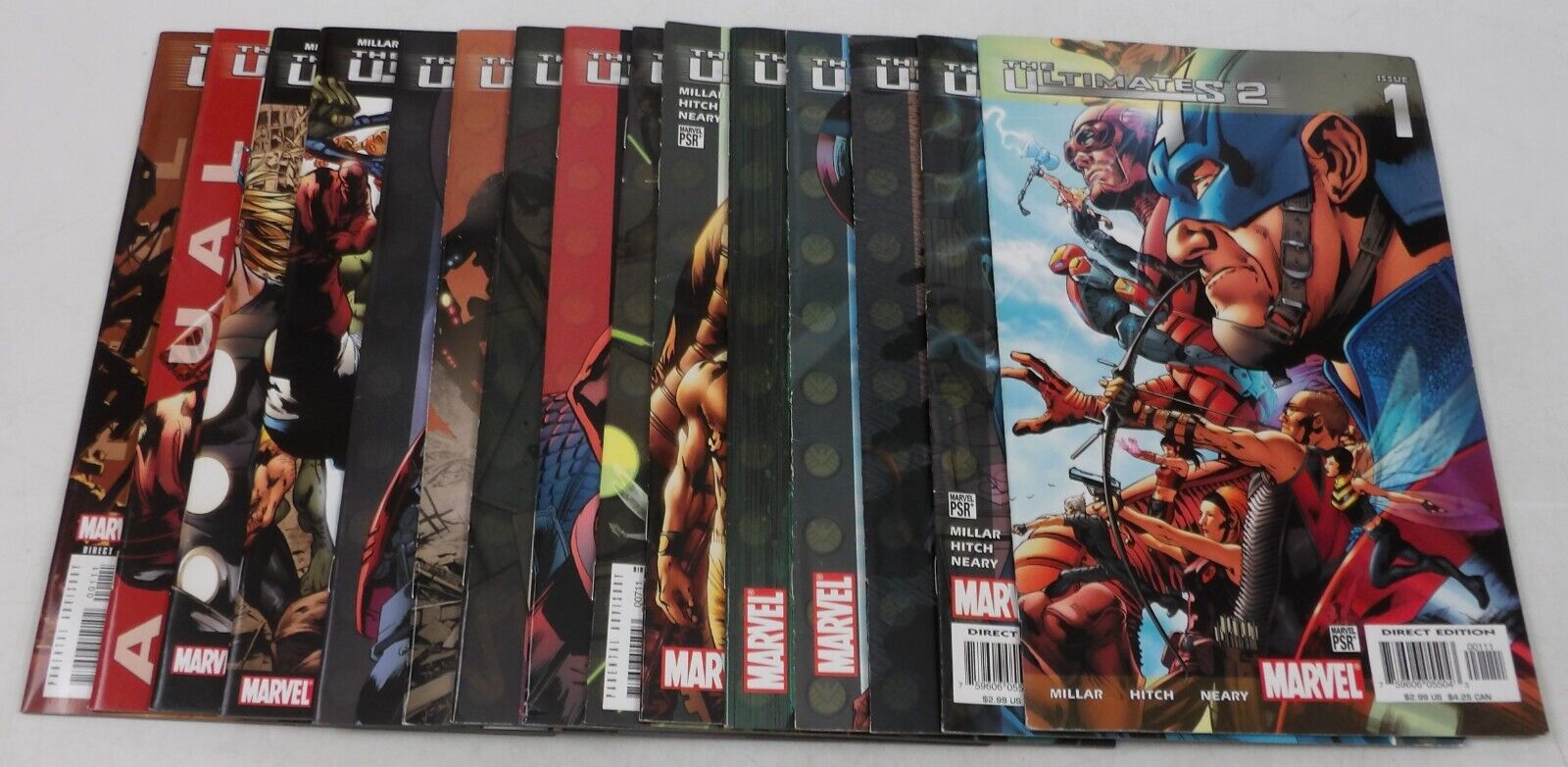 the Ultimates 2 #1-13 VF complete series + Annual 1-2 Mark Millar Avengers