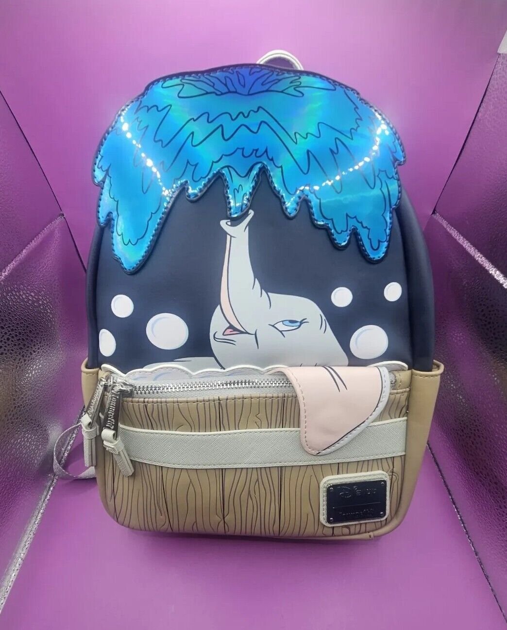 RARE Loungefly x Disney Dumbo Bath Time Mini Backpack NEW