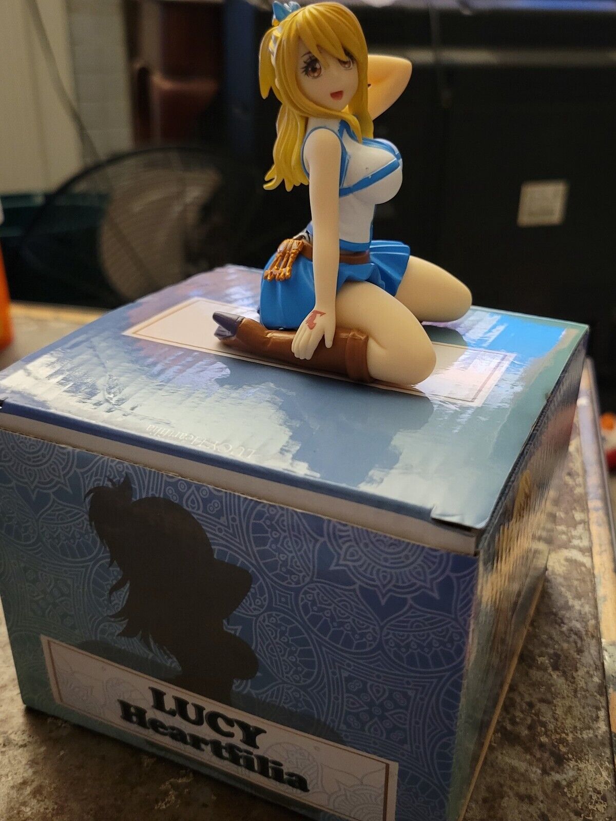 Otaku Box Exclusive Lucy Heartfilia Figure 1:12 Fairy Tail Waifu W/ Box 3