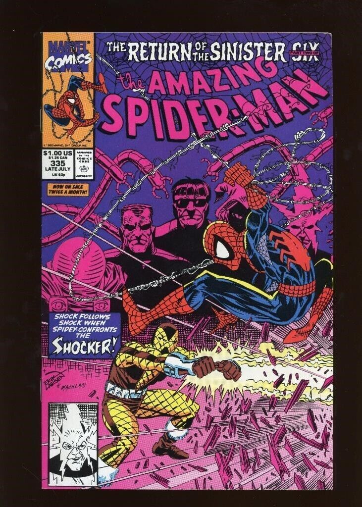 The Amazing Spider-Man 335 NM- 9.2 High Definition Scans *