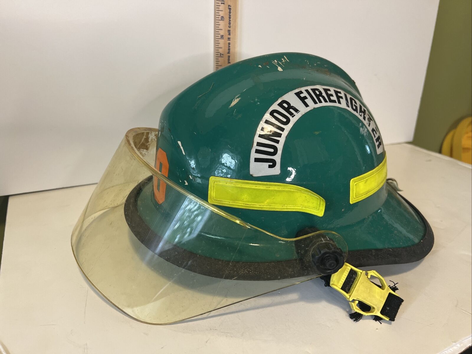 Cairns & Bros 660C Metro GREEN Firefighter Helmet w/ Face Shield