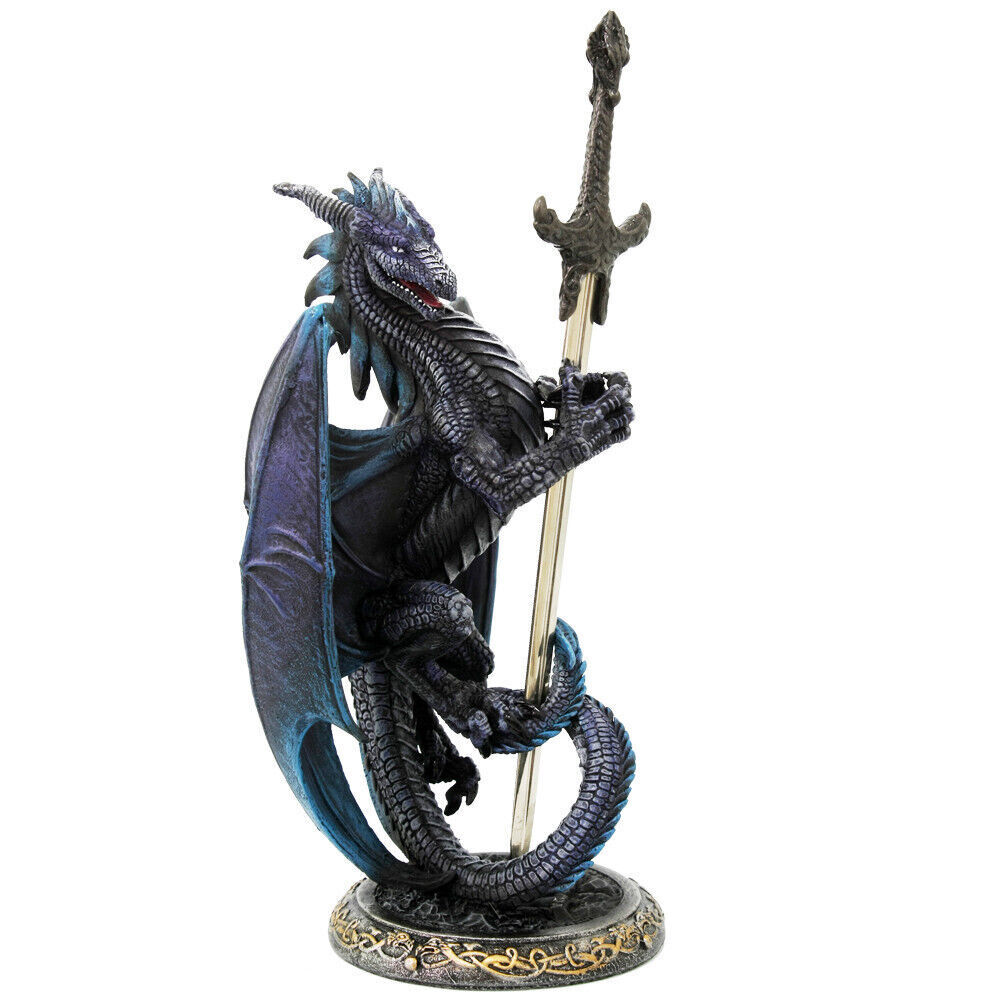 PT Ruth Thompson Storm Blade Dragon Statue with Dagger Sword Letter Opener