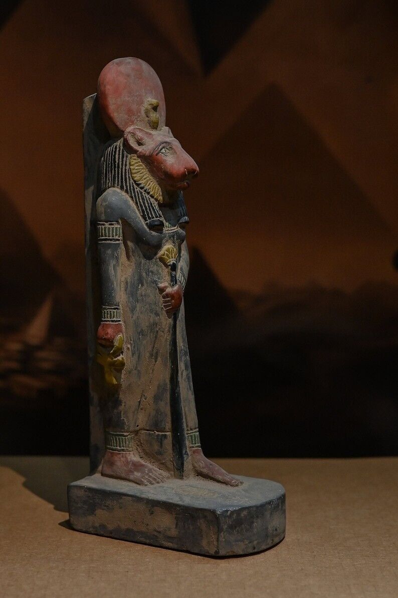 Sekhmet Statue Egyptian Antiquities Figure Egyptian Ancient Pharaonic BC