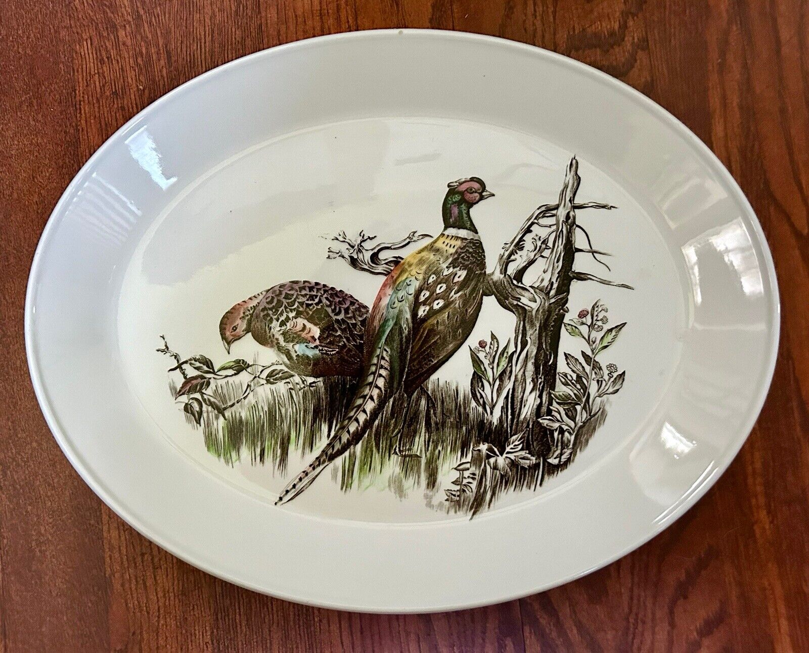 Johnson Brothers Game Birds Pheasant 15 7/8” Oval Platter EUC