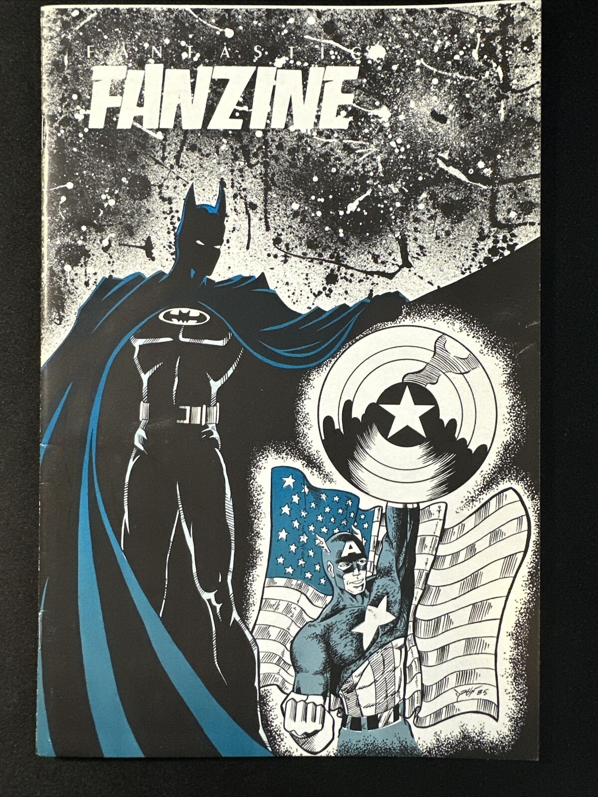 FANTASTIC FANZINE #1 volume 2 Batman Captain America Cover Fanzine Very Rare HTF